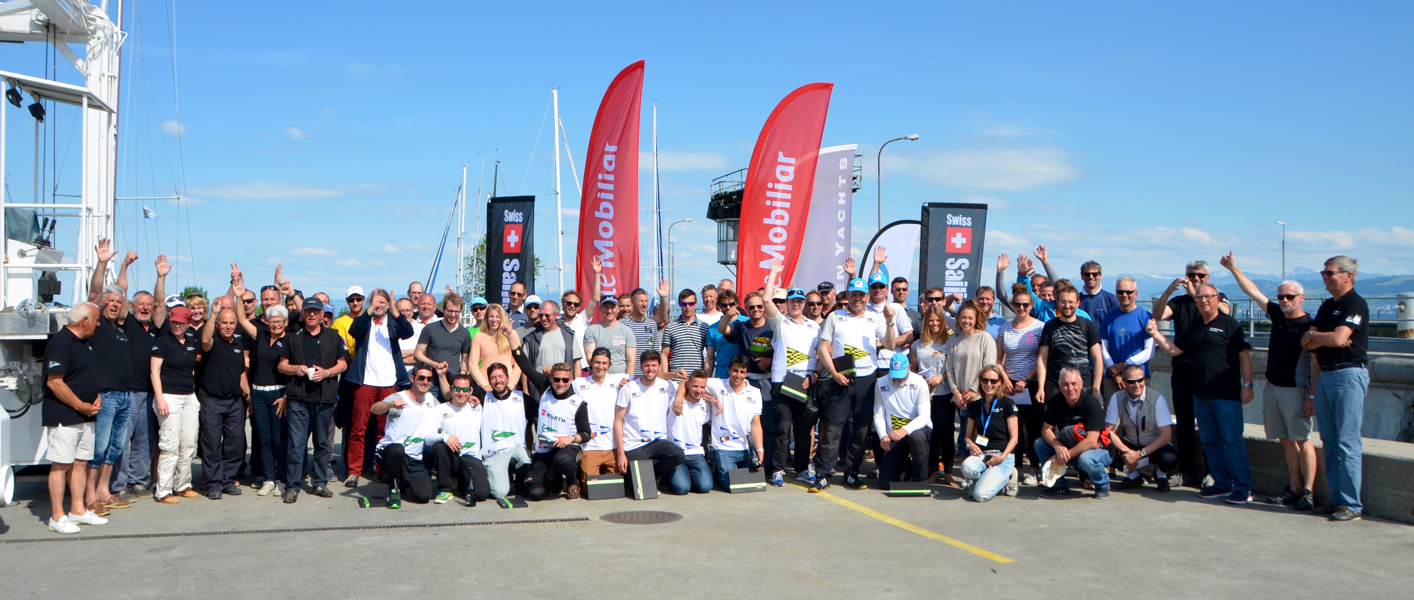Swiss Sailing Challenge League Romanshorn Teilnehmer und Helfer